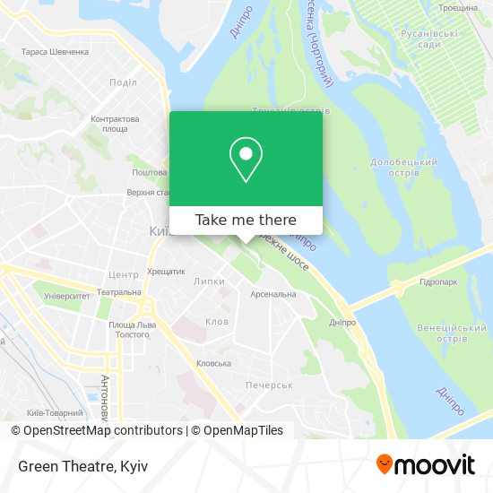 Карта Green Theatre