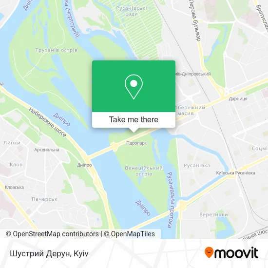 Карта Шустрий Дерун