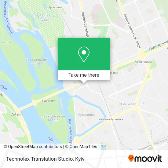 Карта Technolex Translation Studio