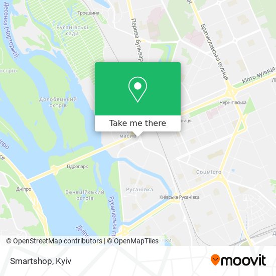 Smartshop map