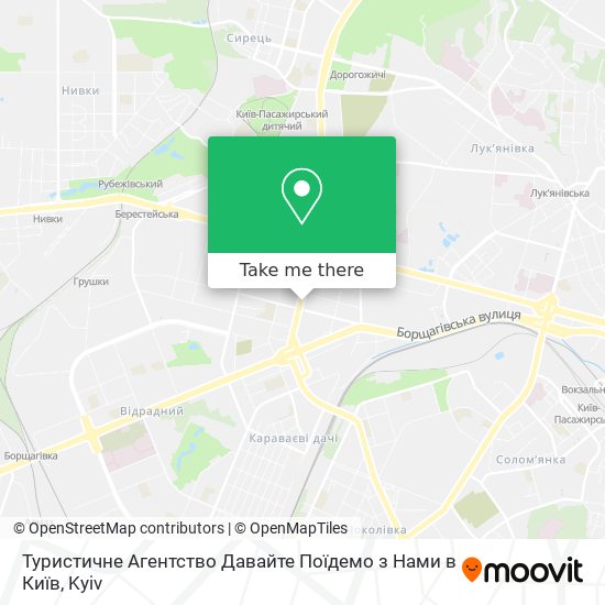 Туристичне Агентство Давайте Поїдемо з Нами в Київ map