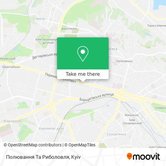 Полювання Та Риболовля map