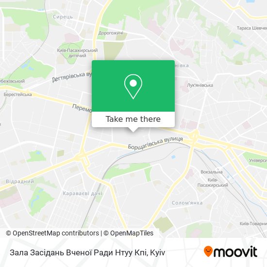 Зала Засідань Вченої Ради Нтуу Кпі map