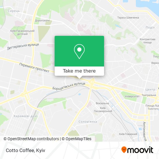 Cotto Coffee map