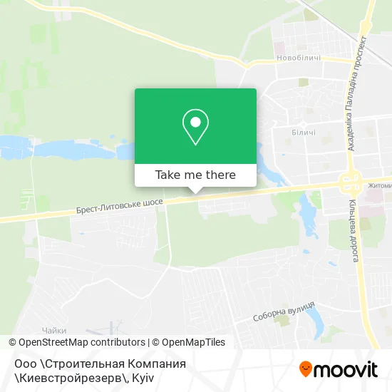 Ооо \Строительная Компания \Киевстройрезерв\ map