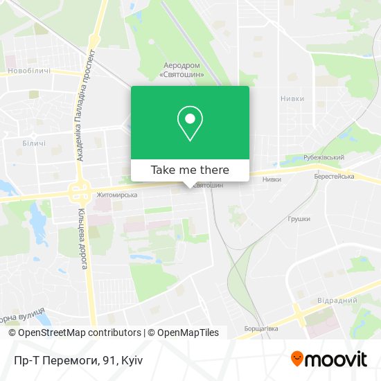 Пр-Т Перемоги, 91 map