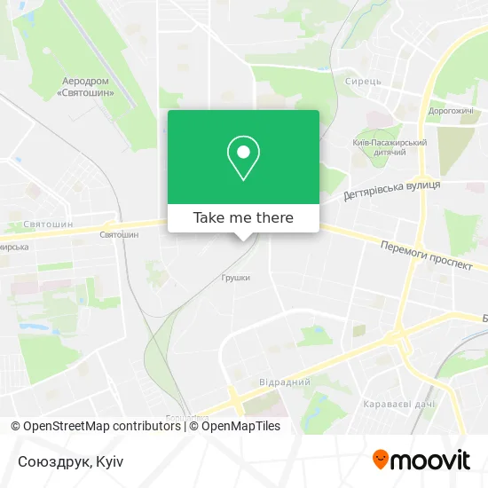 Союздрук map