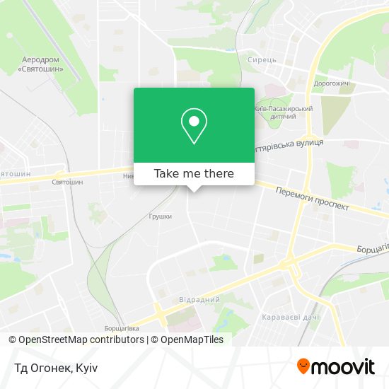 Тд Огонек map