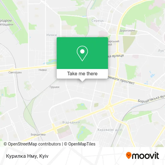 Карта Курилка Нму
