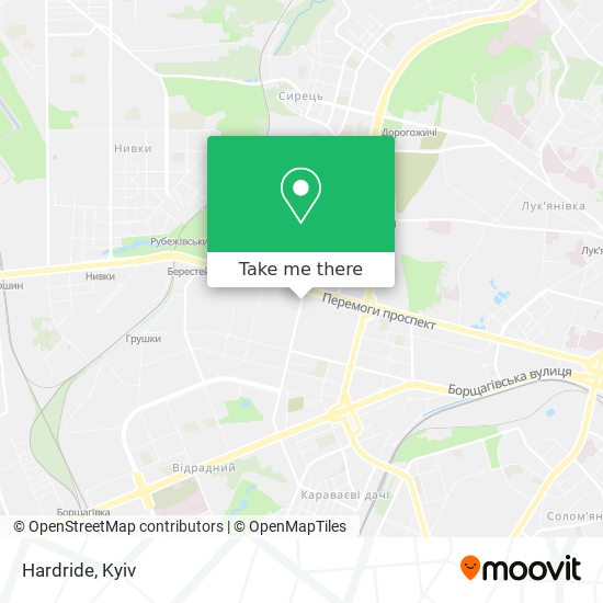 Hardride map