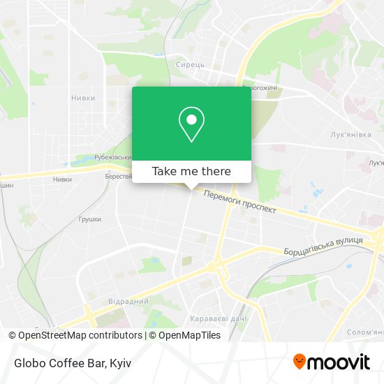 Globo Coffee Bar map