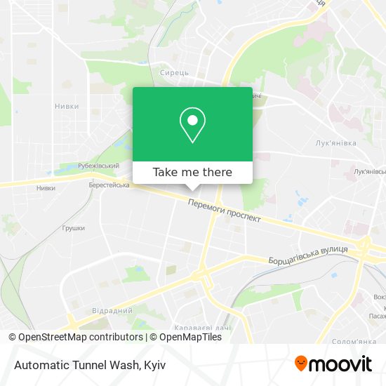 Automatic Tunnel Wash map