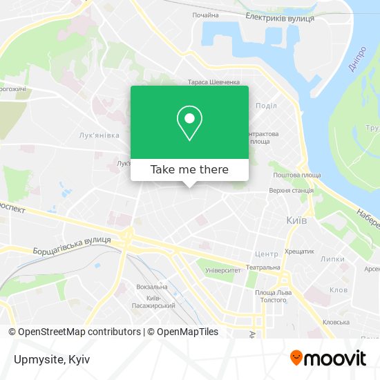 Upmysite map