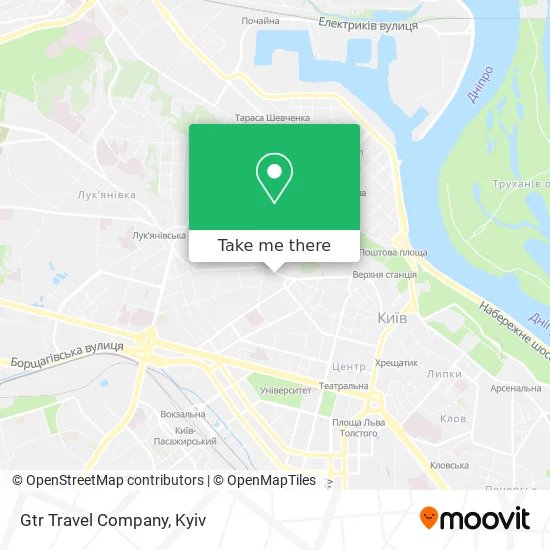 Карта Gtr Travel Company