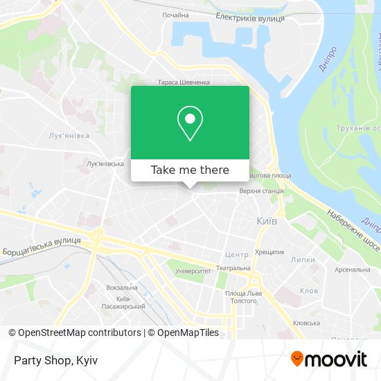 Карта Party Shop