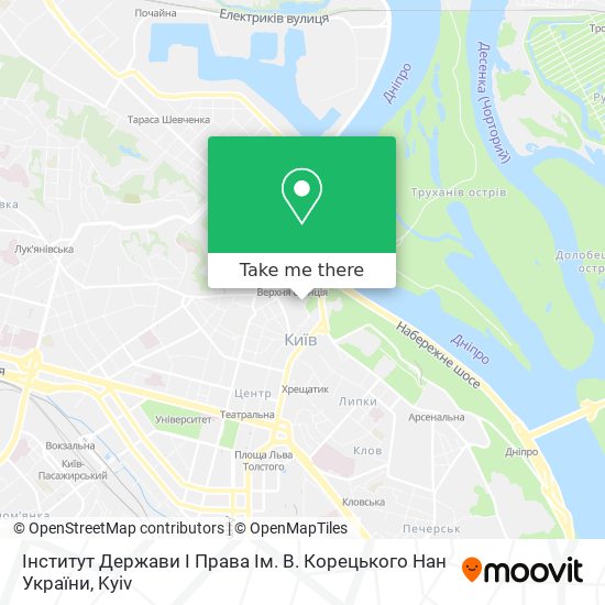 Інститут Держави І Права Ім. В. Корецького Нан України map