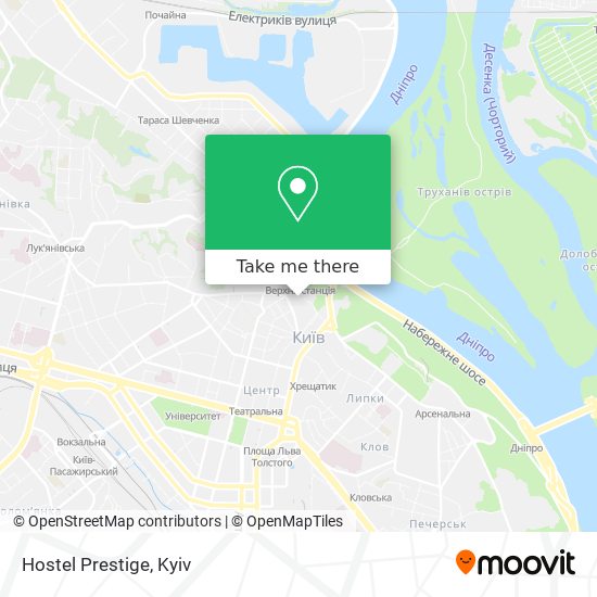 Hostel Prestige map