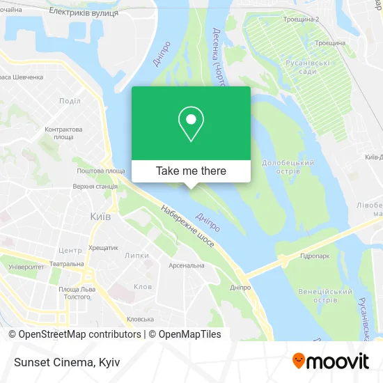 Карта Sunset Cinema