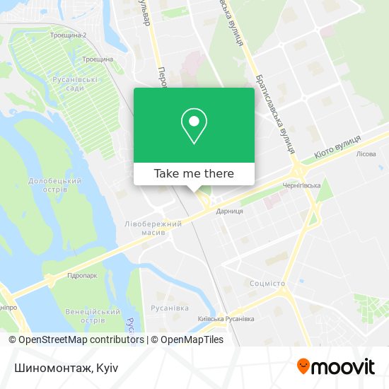 Шиномонтаж map