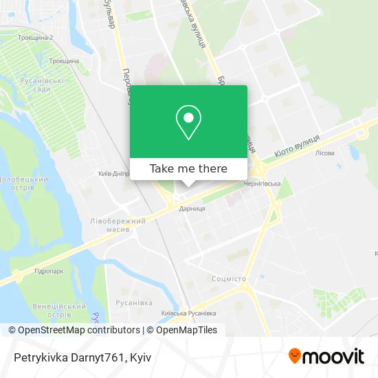 Карта Petrykivka Darnyt761