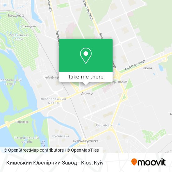 Київський Ювелірний Завод - Кюз map