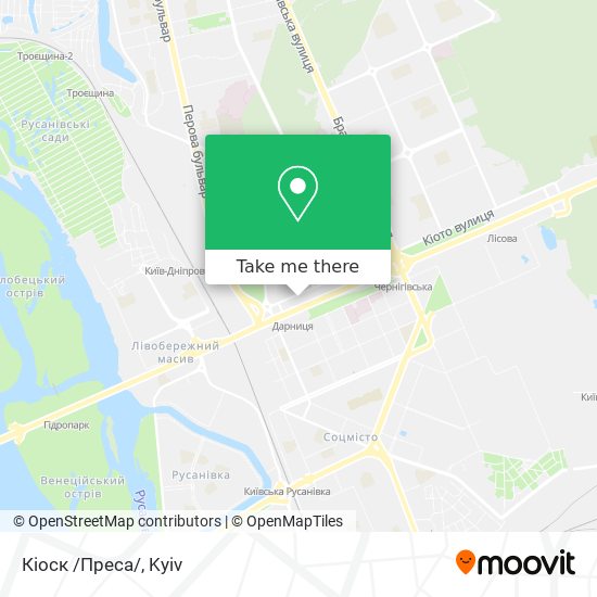 Кіоск /Преса/ map