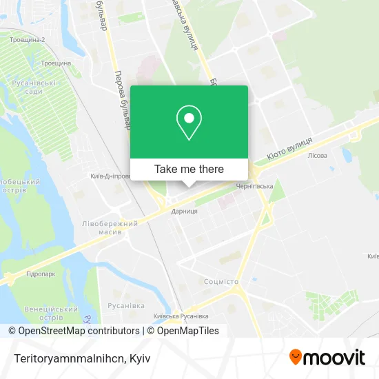 Карта Teritoryamnmalnihcn