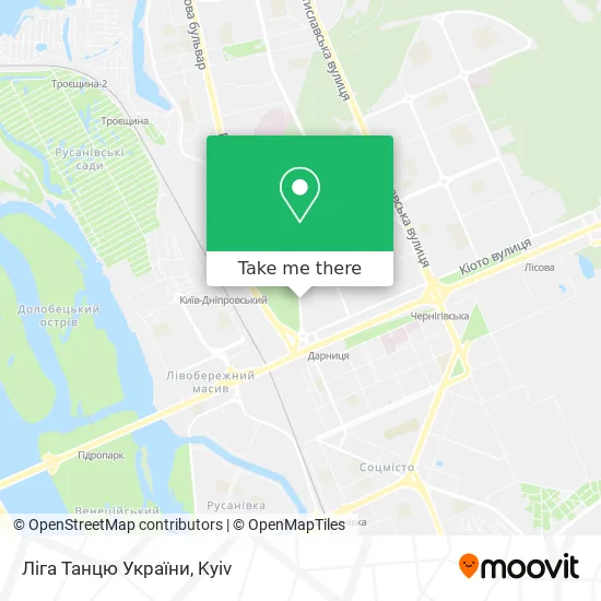 Ліга Танцю України map