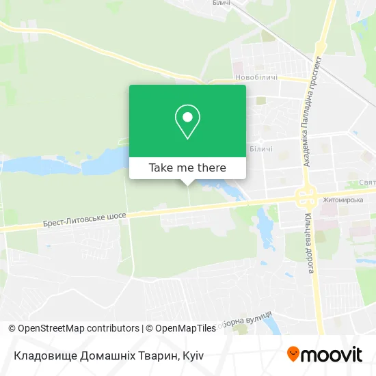 Кладовище Домашніх Тварин map