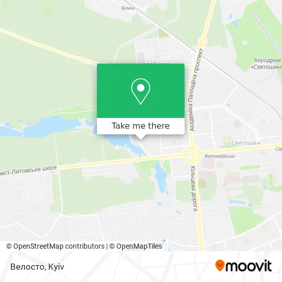 Велосто map