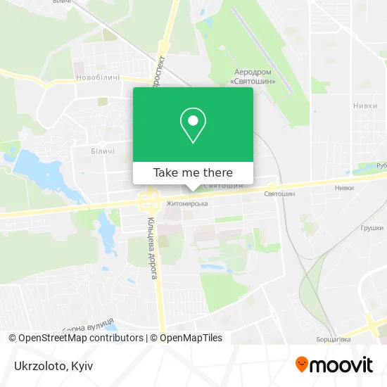 Карта Ukrzoloto