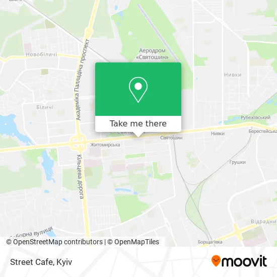 Street Cafe map