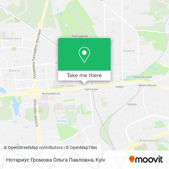 Нотариус Громова Ольга Павловна map