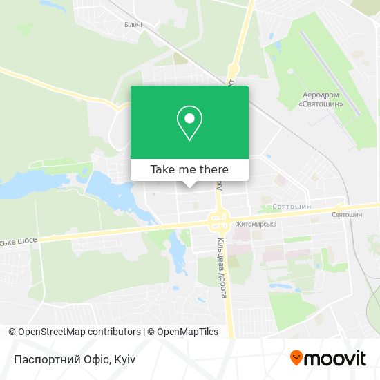 Паспортний Офіс map