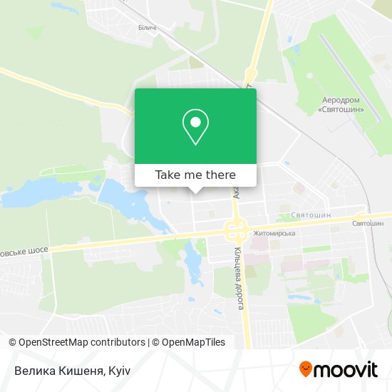 Велика Кишеня map