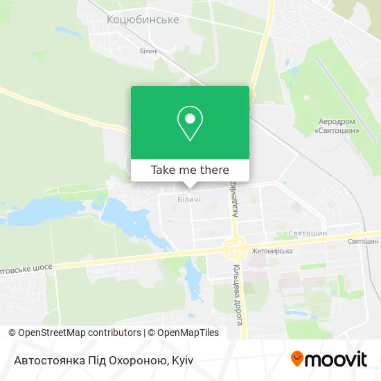 Карта Автостоянка Під Охороною