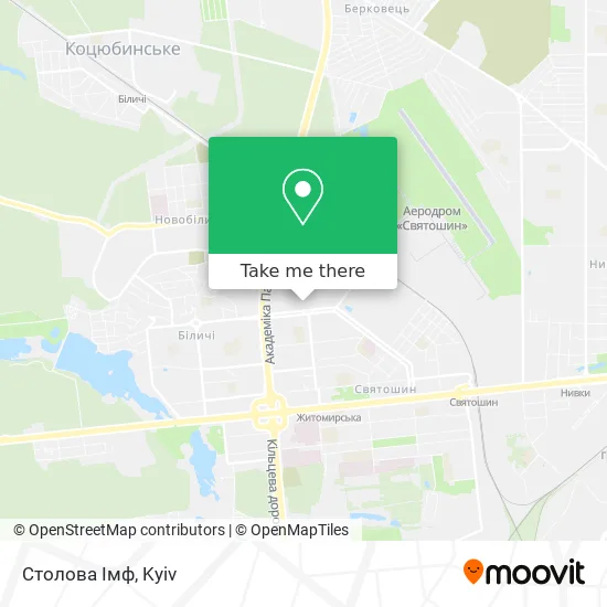 Столова Імф map