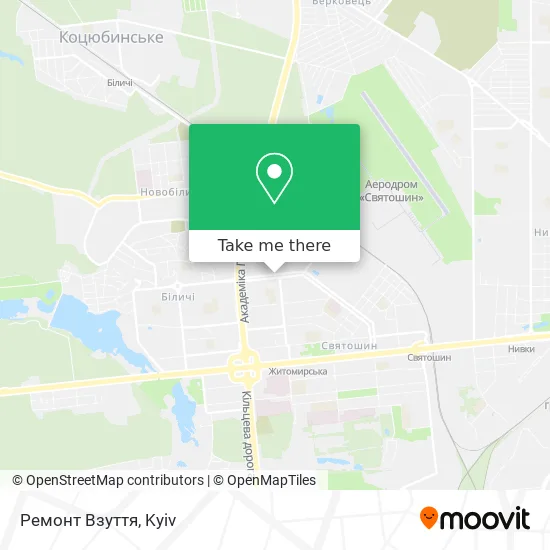 Ремонт Взуття map