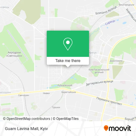Карта Guam Lavina Mall