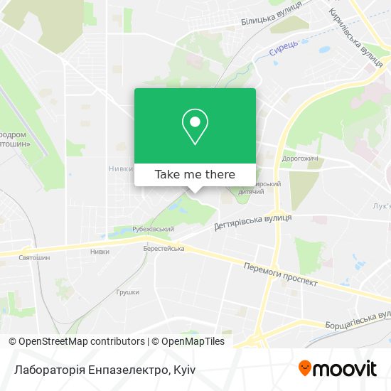 Карта Лабораторія Енпазелектро