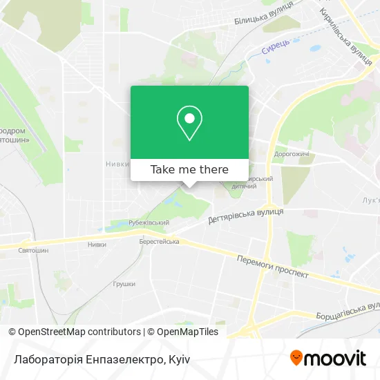 Лабораторія Енпазелектро map