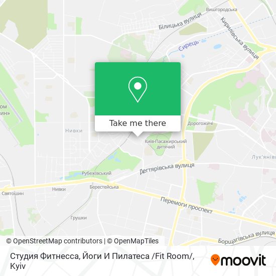 Студия Фитнесса, Йоги И Пилатеса /Fit Room/ map