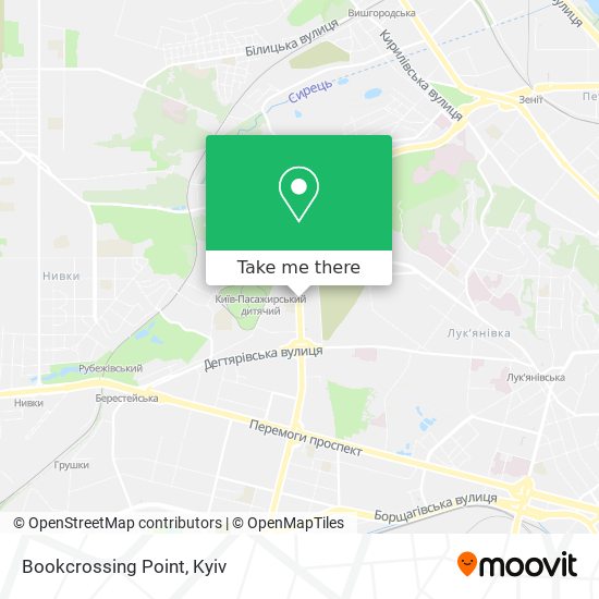 Карта Bookcrossing Point