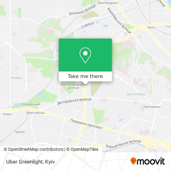 Uber Greenlight map