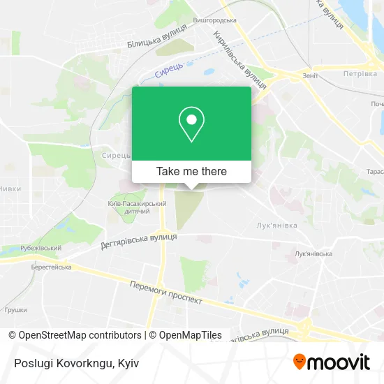 Карта Poslugi Kovorkngu