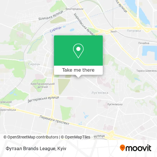 Карта Футзал Brands League
