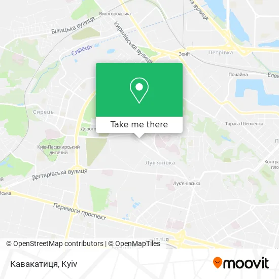 Кавакатиця map