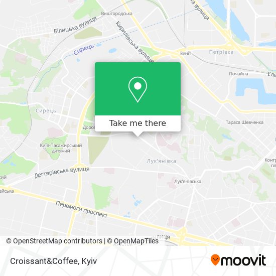 Карта Croissant&Coffee