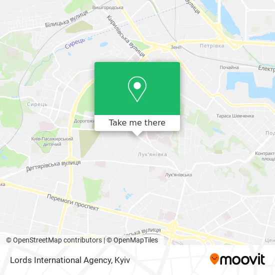 Карта Lords International Agency