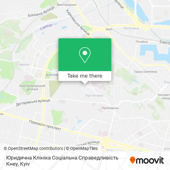 Юридична Клініка Соціальна Справедливість Кнеу map